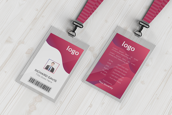 ID Card Templates in Card Templates - product preview 2