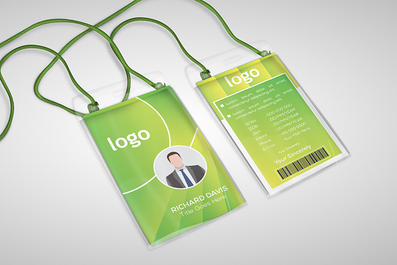 ID Card Design in Card Templates - product preview 1