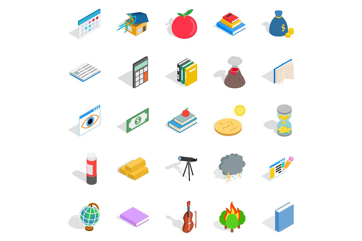 Chemical reactions icons set in Illustrations - product preview 8