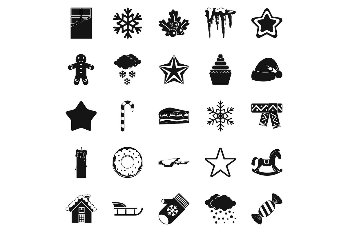 Shrine icons set, simple style in Illustrations - product preview 8