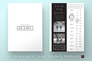 Pick a Date | Save the Date Template