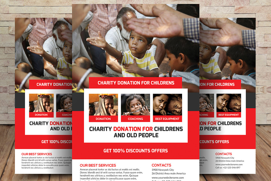 Charity Donation Flyer in Flyer Templates - product preview 8