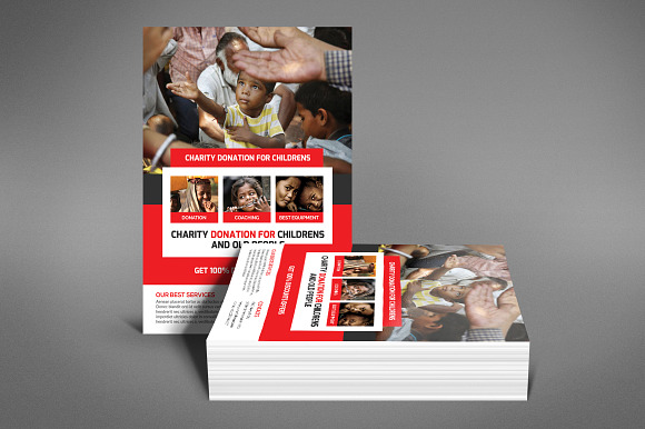 Charity Donation Flyer in Flyer Templates - product preview 3