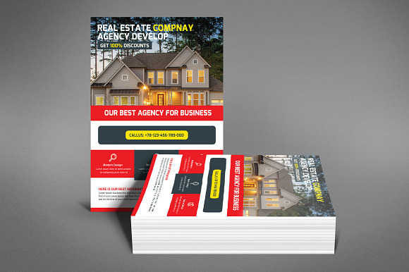 Real Estate Flyer Template in Flyer Templates - product preview 3
