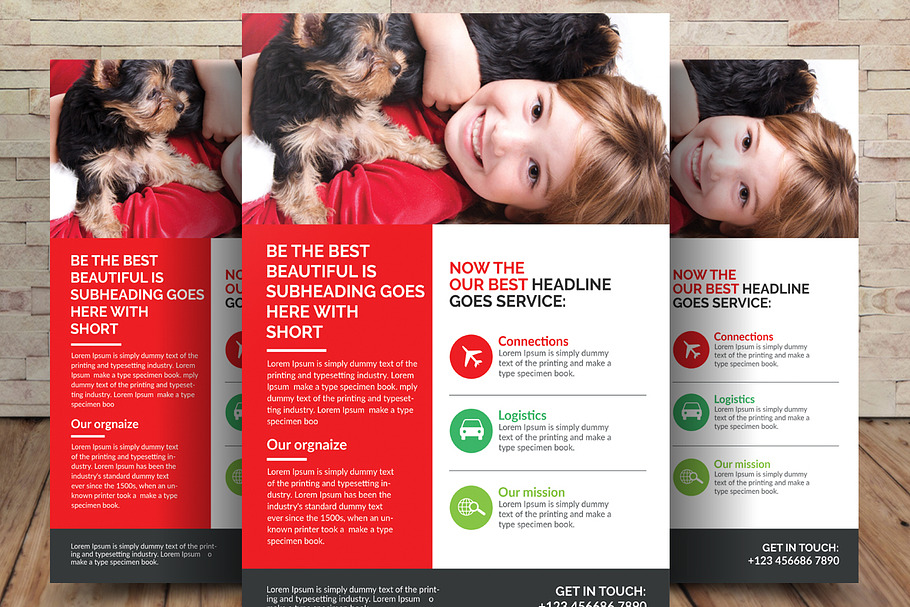 Pet Clinic Flyer Template