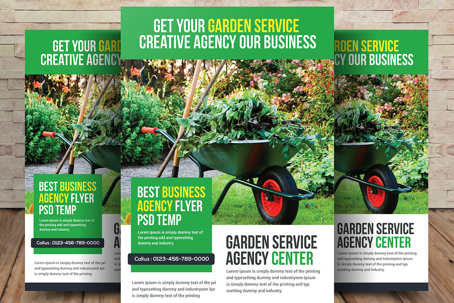 Garden Services Flyer in Flyer Templates - product preview 8