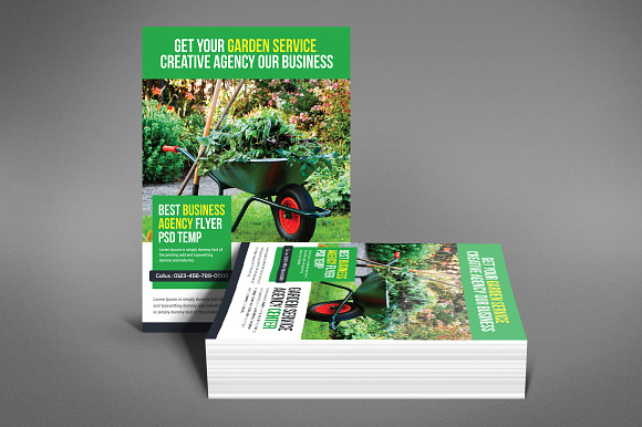 Garden Services Flyer in Flyer Templates - product preview 3