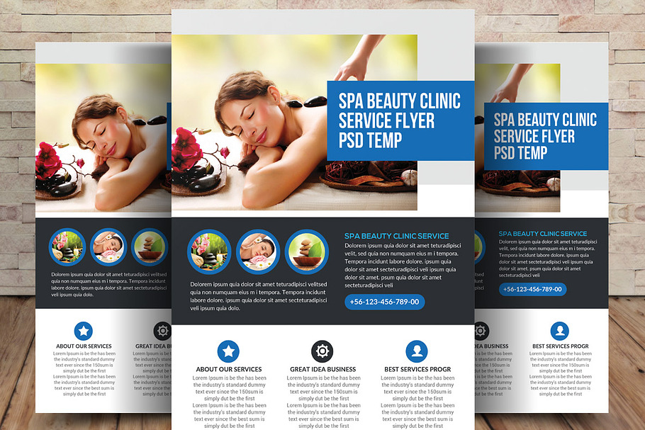Spa & Beauty Flyer Template in Flyer Templates - product preview 8