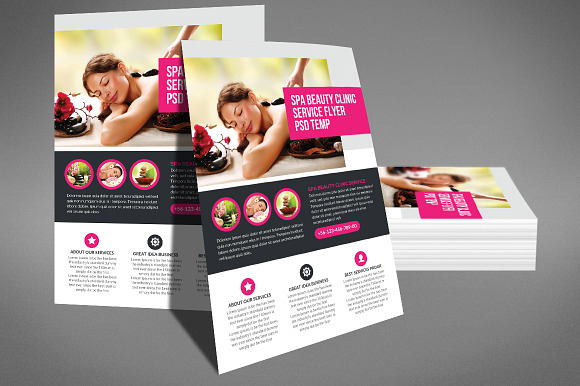 Spa & Beauty Flyer Template in Flyer Templates - product preview 2