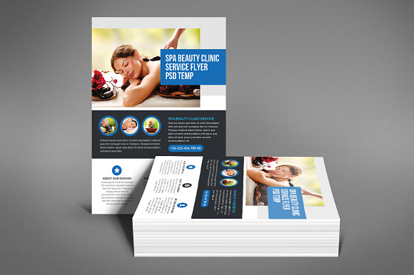 Spa & Beauty Flyer Template in Flyer Templates - product preview 3