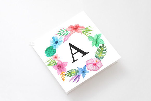 Vertical square greeting card mockup in Print Mockups - product preview 1