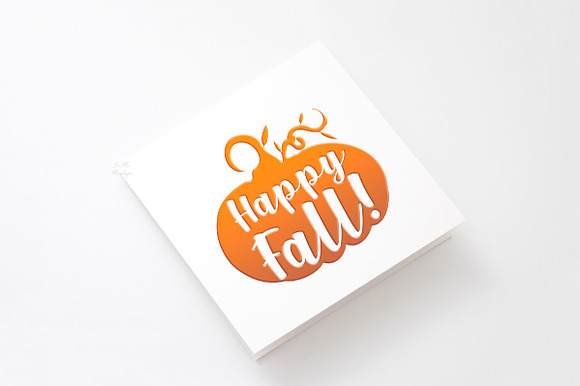 Vertical square greeting card mockup in Print Mockups - product preview 3