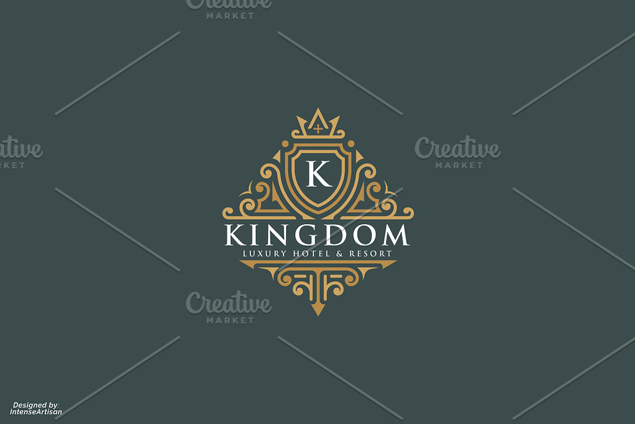 Luxury K Editable Letter Logo