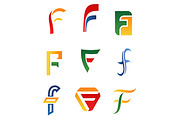 Letter F symbols