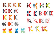 Alphabet letter K