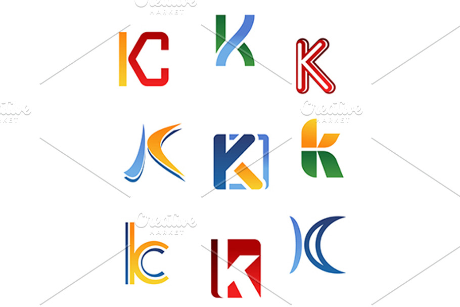 Alphabet letter K in Graphics - product preview 8