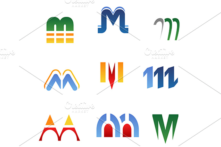 Alphabet letter M in Graphics - product preview 8