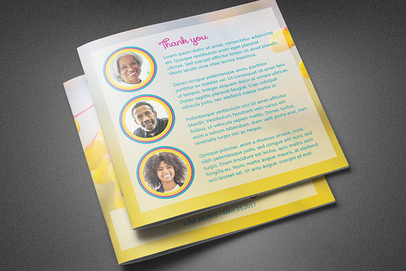 Precious Memories Funeral Program in Brochure Templates - product preview 2