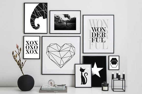 54 Vector Wall Arts Collections in Objects - product preview 3