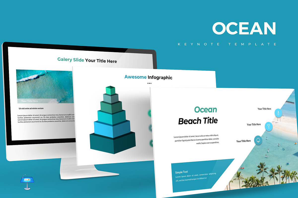 Ocean - Keynote Template in Keynote Templates - product preview 8