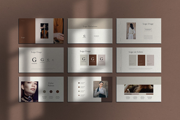 Gemini Keynote Brand Guidelines in Keynote Templates - product preview 6