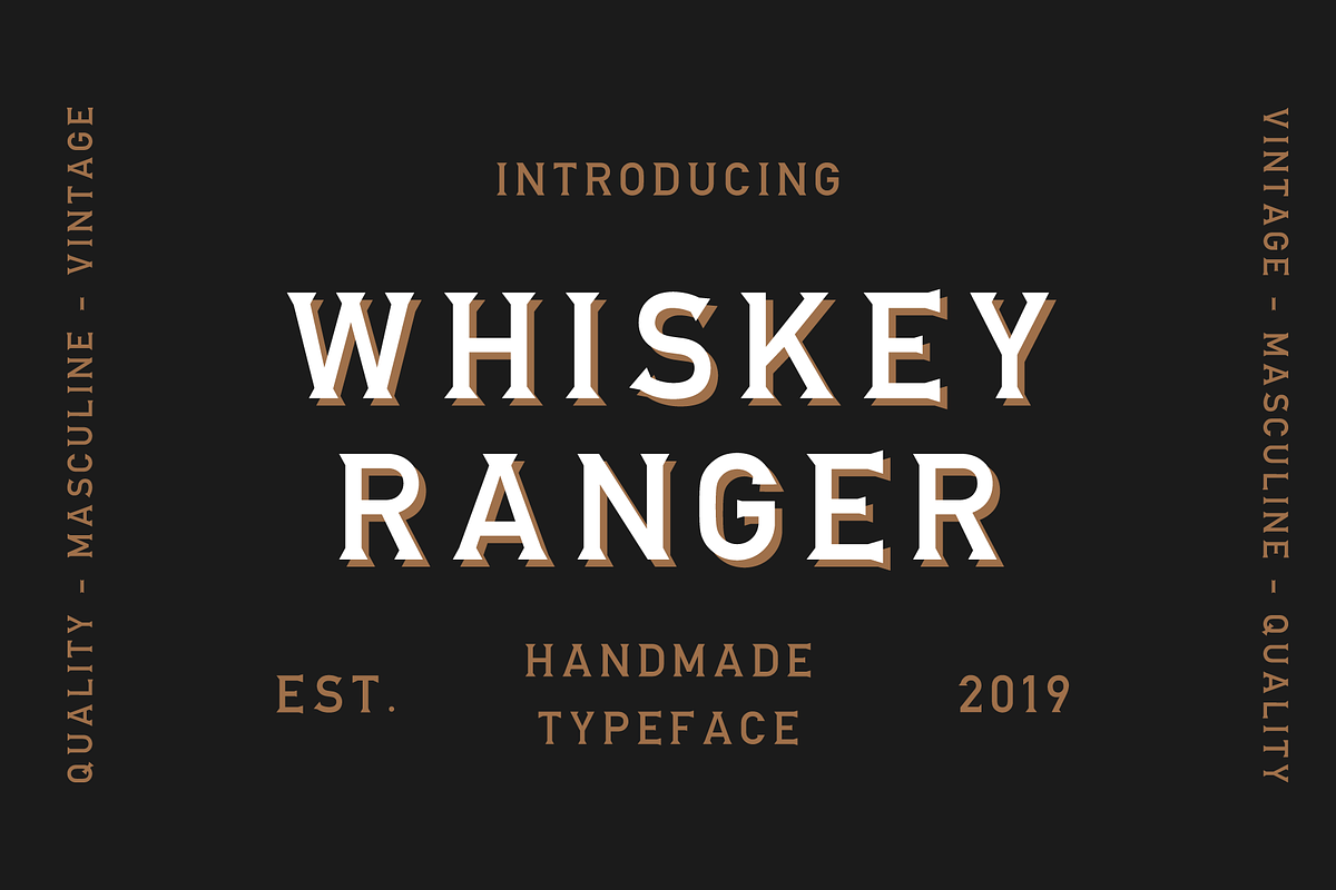 Whiskey Ranger -Vintage Font Family in Display Fonts - product preview 8
