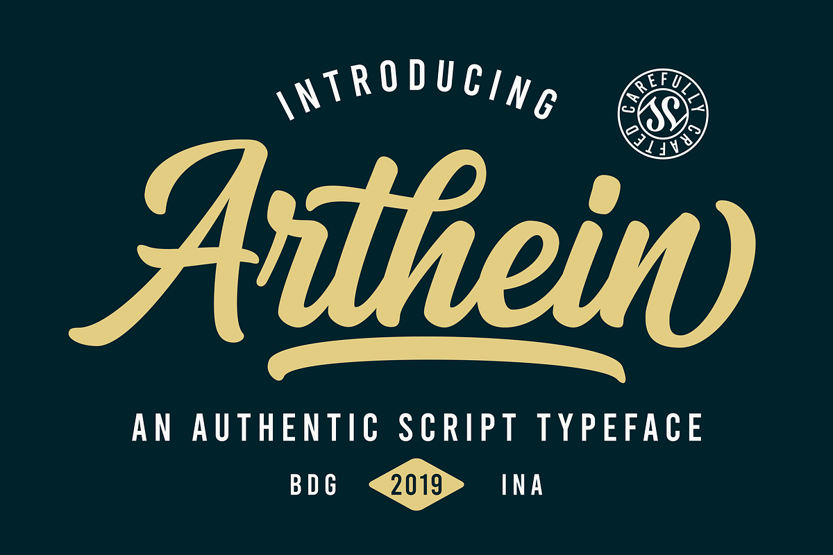 Arthein // Authentic Script in Script Fonts - product preview 8