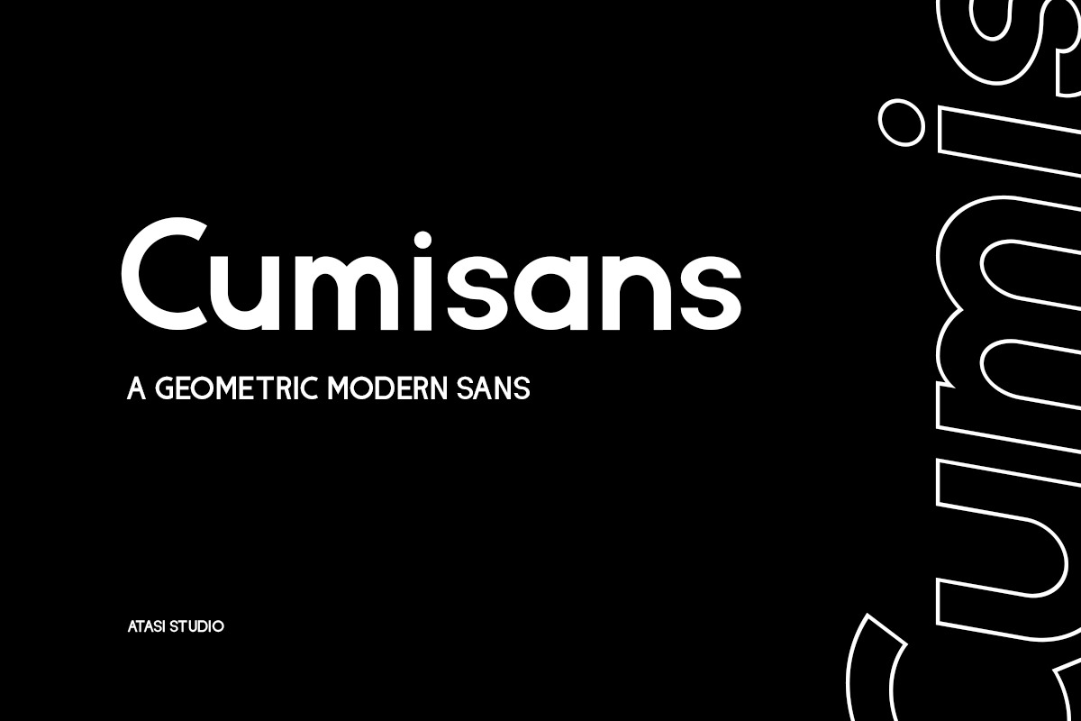 Cumisans - a Geometric Modern Sans in Sans-Serif Fonts - product preview 8