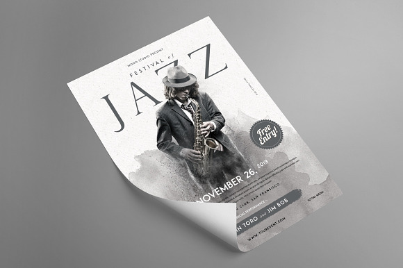 Jazz Festival Flyer in Flyer Templates - product preview 1