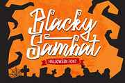 Blacky Sambat - Halloween Font