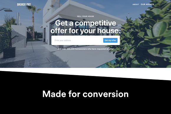 9 Real Estate Landing Pages Template in HTML/CSS Themes - product preview 3