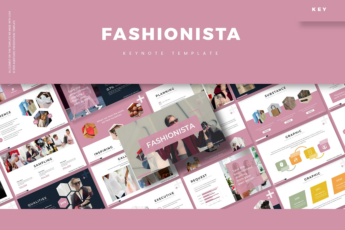 Fashionista - Keynote Template in Keynote Templates - product preview 8