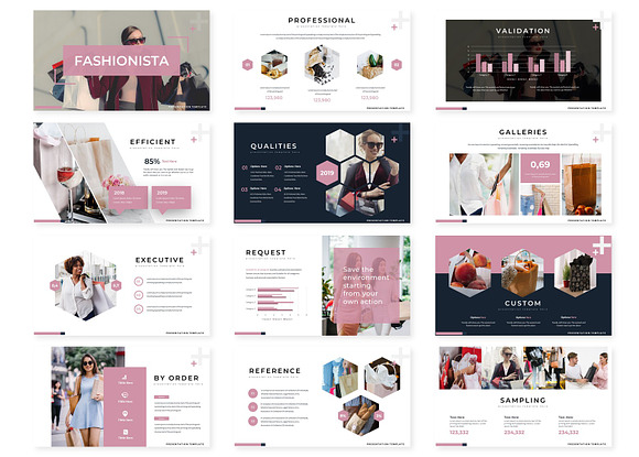 Fashionista - Keynote Template in Keynote Templates - product preview 1