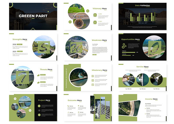 Green Parit - Keynote Template in Keynote Templates - product preview 1
