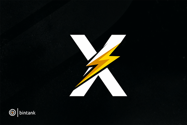Flash X Letter Logo