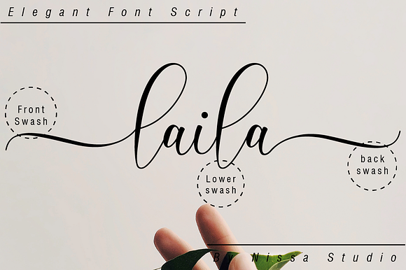 Laila // Modern Script in Script Fonts - product preview 9