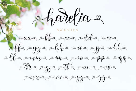 Harelia // Lovely Script Font in Script Fonts - product preview 11