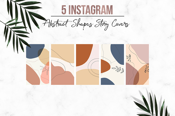 Neutral Instagram Story Highlights in Instagram Templates - product preview 1