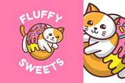 Fluffy Sweets - Mascot & Esport Logo