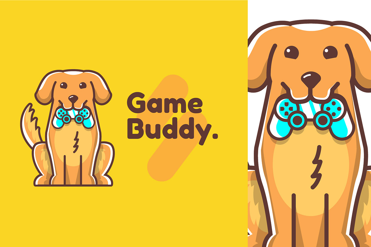Game Buddy - Mascot & Esport Logo in Logo Templates - product preview 8