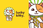 Lucky Cat - Mascot & Esport Logo
