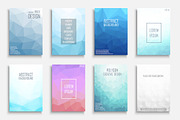 Colorful abstract polygonal covers