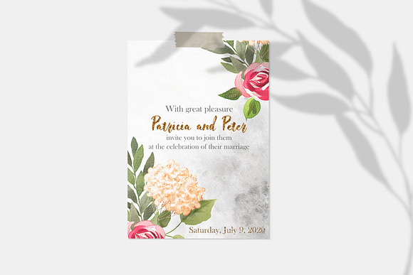 Watercolor Floral Collection in Illustrations - product preview 6
