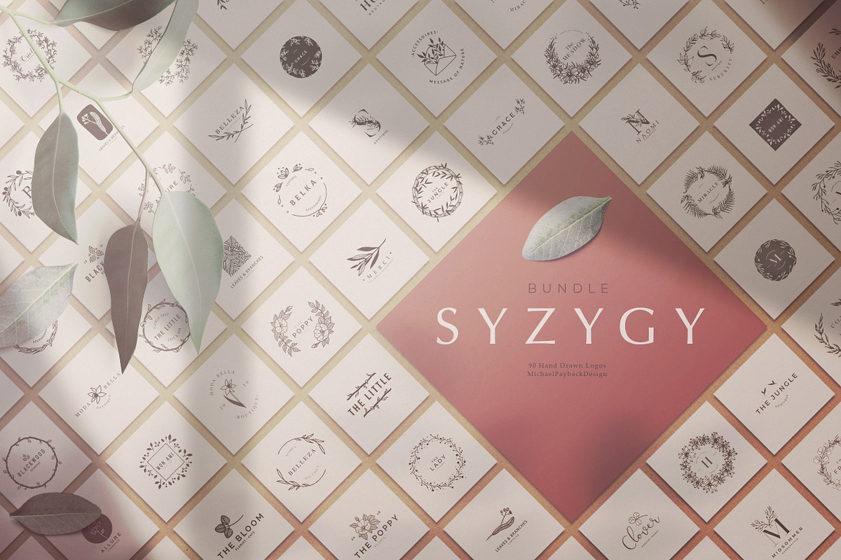 SYZYGY Bundle 90 Logos in Logo Templates - product preview 8