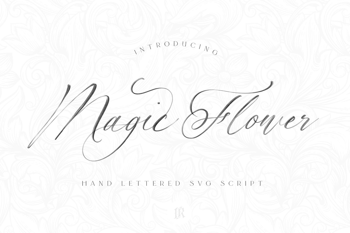Magic Flower SVG Font in Script Fonts - product preview 8