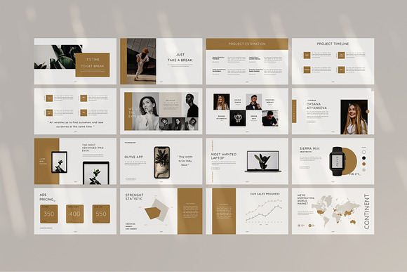 Olyve Powerpoint Template in PowerPoint Templates - product preview 5