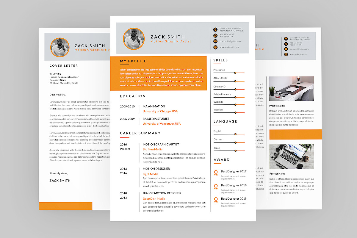 CV Creation Resume Designer in Resume Templates - product preview 8