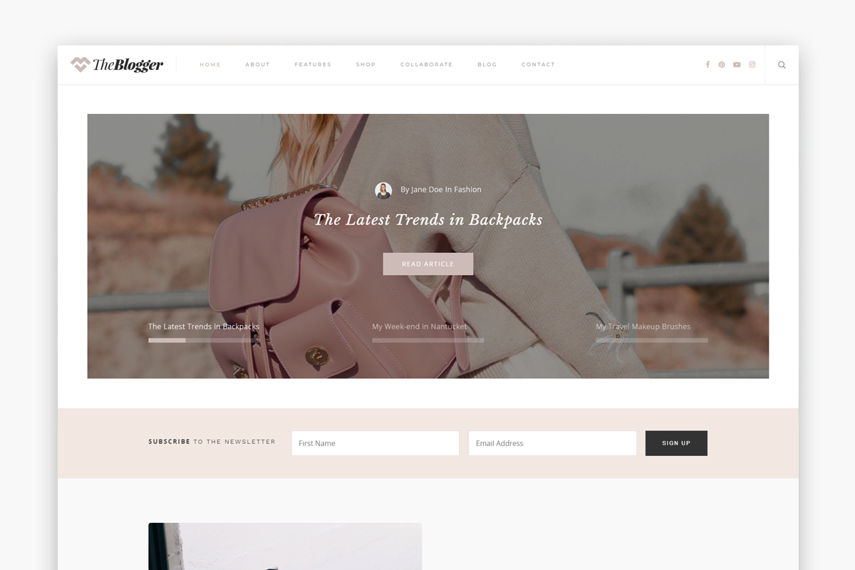The Blogger - WordPress Fashion Blog in WordPress Blog Themes - product preview 8