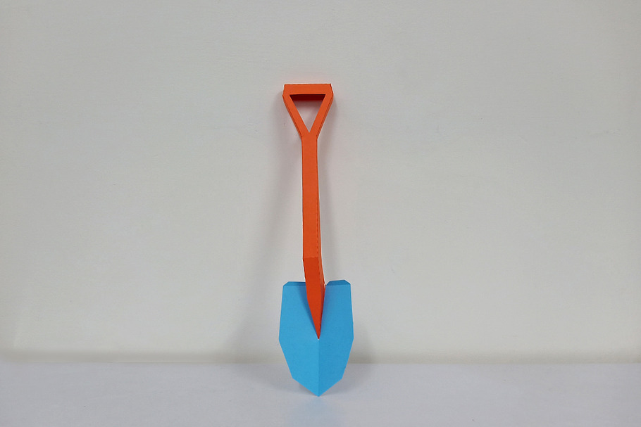 DIY Shovel - 3d papercraft