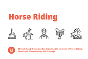 Horse Riding Doodles